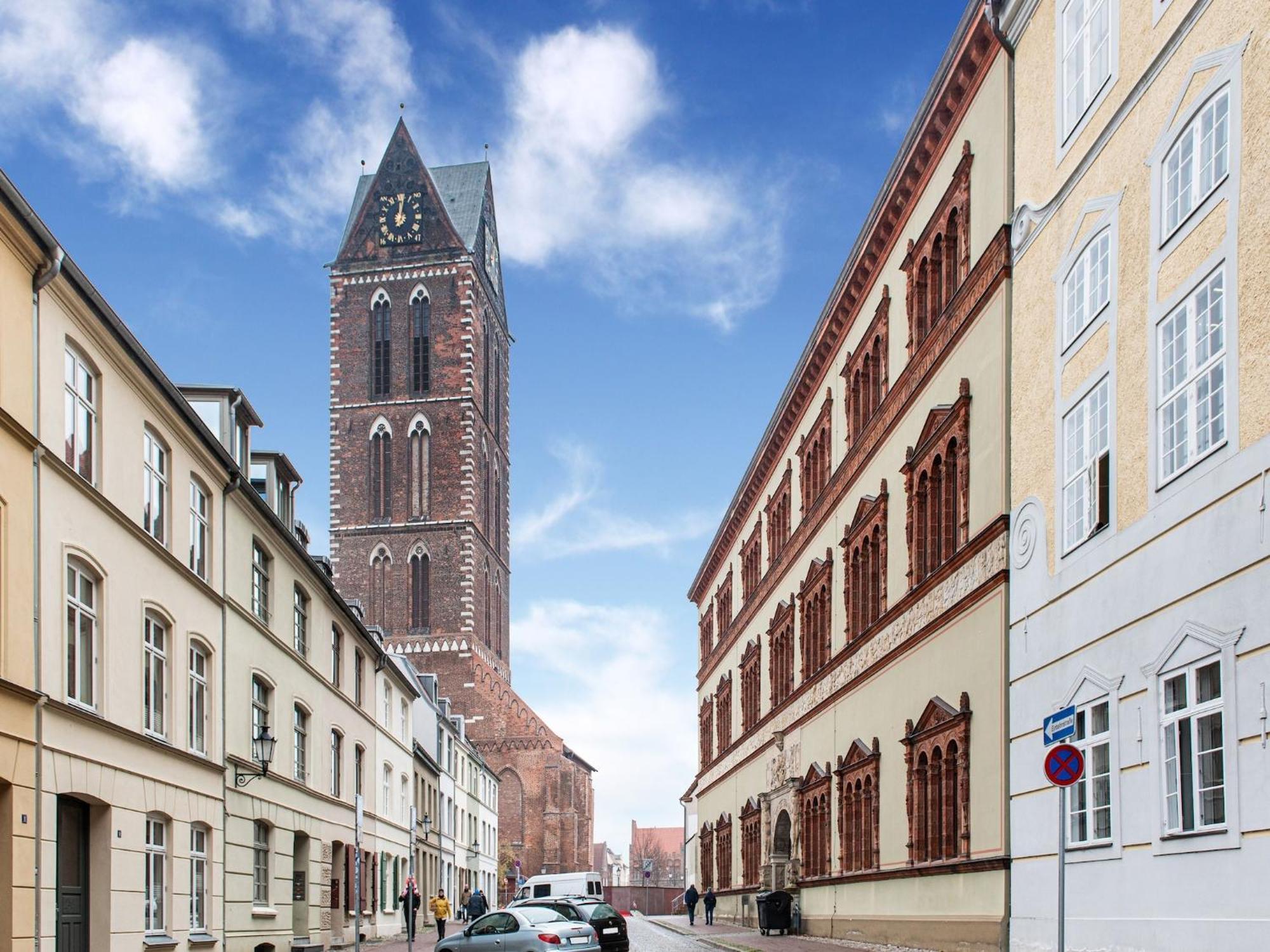 Comfortable Apartment In Wismar Mecklenburg With Fireplace Ngoại thất bức ảnh